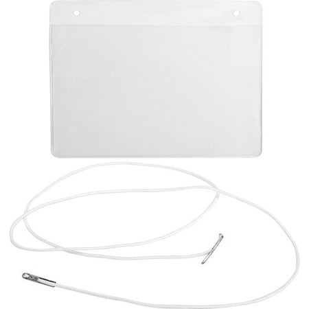 Business Source HOLDER, BADGE, NECK, 3X4in, 50CT, 50PK BSN01615